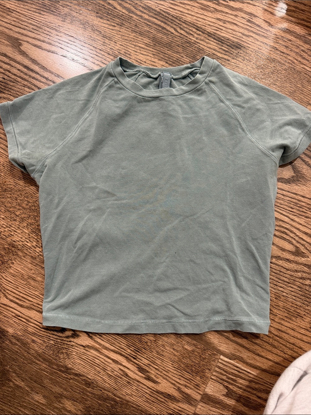 Skims Olive Sage Short Sleeve Crew Tee